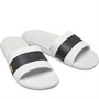 Lacoste Herren Croco Slides Sandalen Weiß