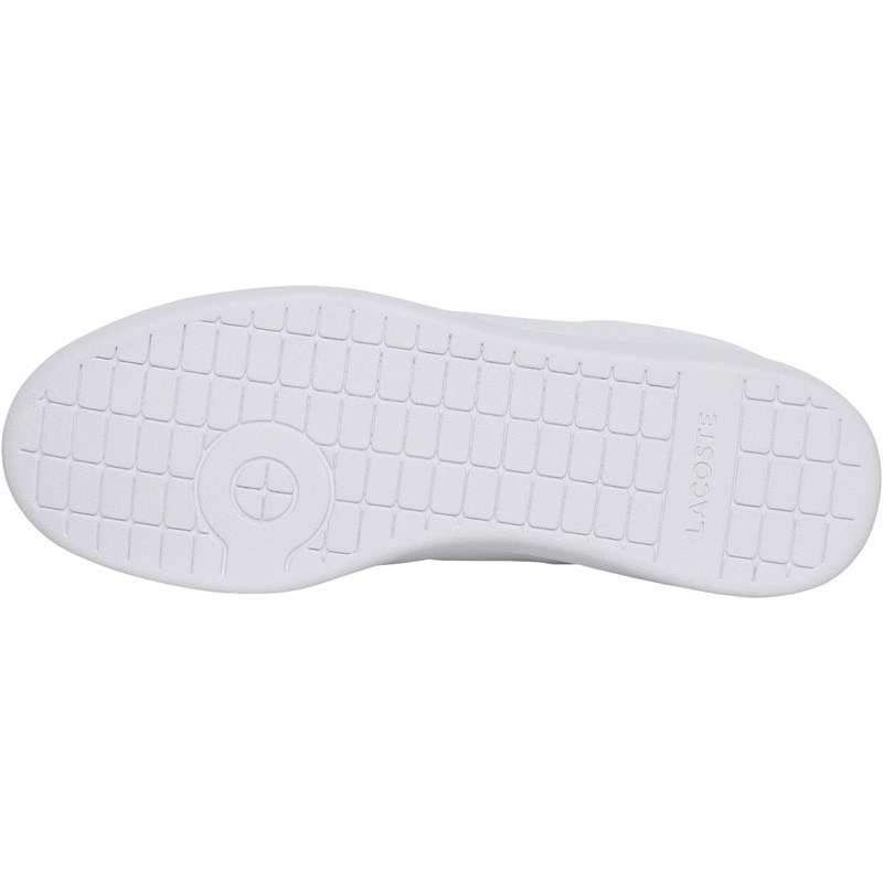 Lacoste Baskets Carnaby Evo Homme Blanc