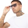 Lacoste Lunettes de soleil Unisexe Imprimé Animal Marron