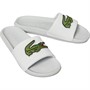Lacoste Mens Croco Slides 319 White/Green