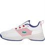 Lacoste Mens AG-LT 21 Tennis Shoes Off White/Red