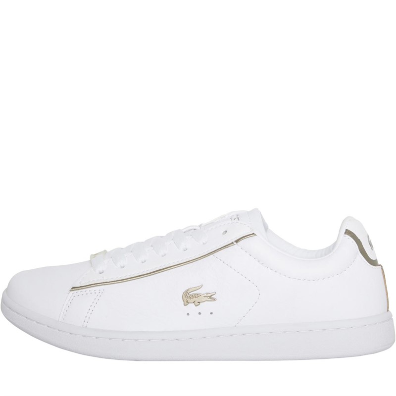 Lacoste Womens Carnaby Evo Trainers White/White