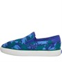 Lacoste Boys Jump Serve Slip Trainers Blue/Green