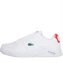 Lacoste Mens Game Advance Trainers White/Navy/Red