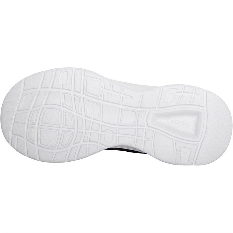 Lacoste Boys Court-Drive Trainers Black/Blue