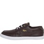 Lacoste Mens Bayliss Deck Trainers Dark Brown/Off White
