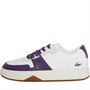 Lacoste Womens L001 Trainers White/Purple