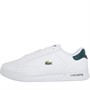 Lacoste Mens Twin Serve Trainers White/Dark Green