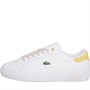 Lacoste Womens Powercourt Trainers White/Pink