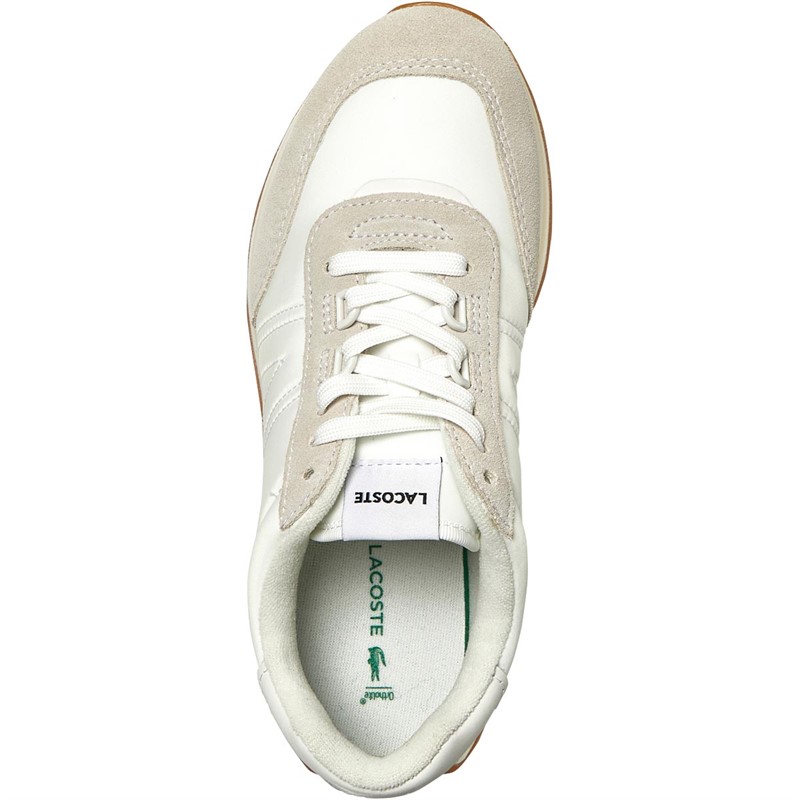 Lacoste Womens L-Spin Trainers White/White