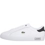Lacoste Mens Powercourt Trainers White/Black