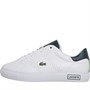 Lacoste Womens Powercourt 2.0 Trainers White/Dark Green