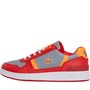 Lacoste Mens T-Clip Trainers Grey/Red