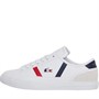Lacoste Mens Sideline Pro Tri Trainers White/Navy/Red