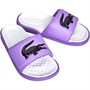 Lacoste Womens Croco Dualiste Slide Purple/White