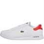 Lacoste Mens Twin Serve Trainers White/Navy/Red