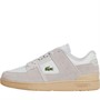 Lacoste Mens Court Cage Trainers Off White/Off White