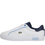 Lacoste Mens Powercourt 2.0 Trainers White/Navy