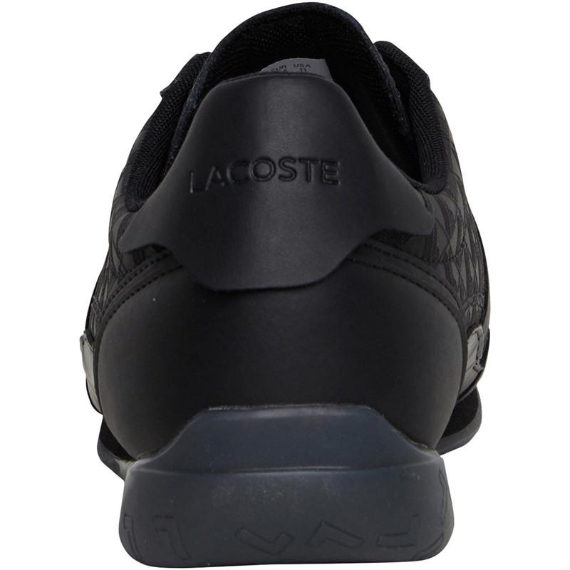 Lacoste Mens Angular Trainers Black/Black