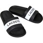 Lacoste Womens Croco Slide Black/White