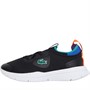 Lacoste Boys Run Spin Knit Trainers Black/Blue