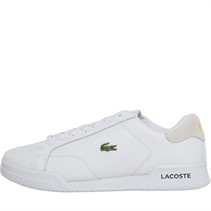 Lacoste Mens Twin Serve Trainers White/Yellow