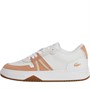 Lacoste Womens L001 Trainers White/Tan