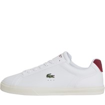 Lacoste Mens Lerond Pro Trainers White/Red