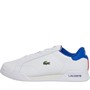 Lacoste Mens Twin Serve Trainers White/Blue