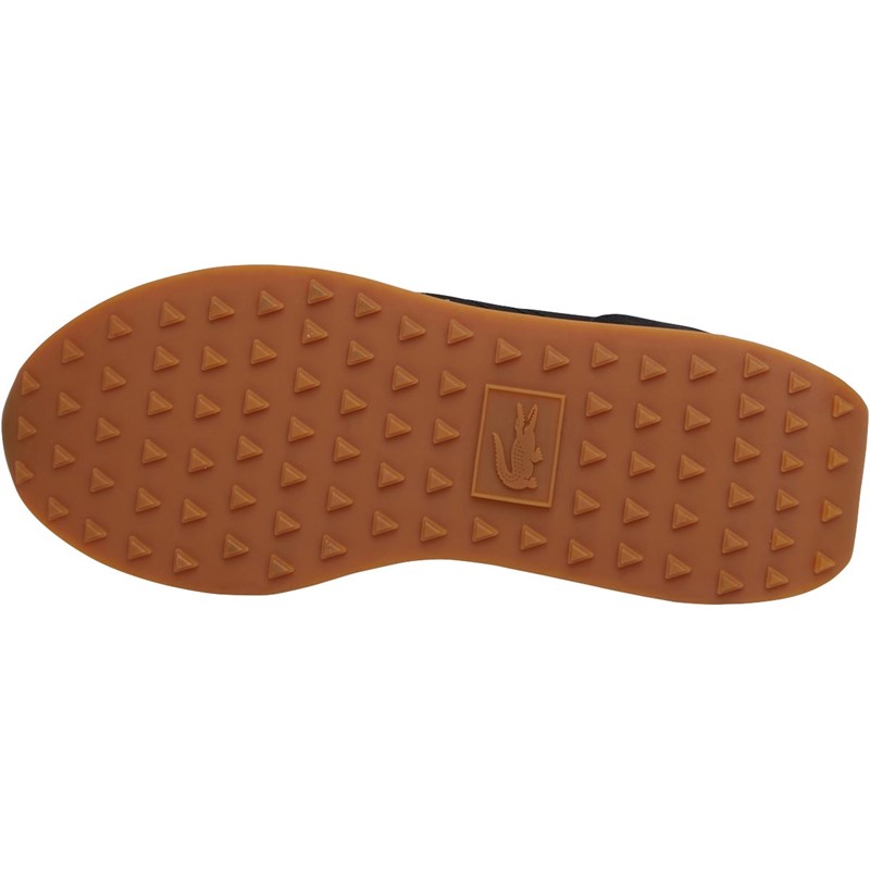 Lacoste Mens L-Spin Trainers Black/Gum