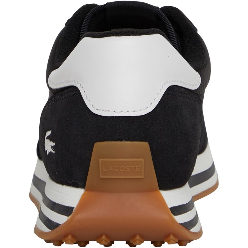 Lacoste Mens L-Spin Trainers Black/Gum