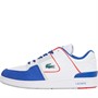 Lacoste Mens Court Cage Trainers White/Blue