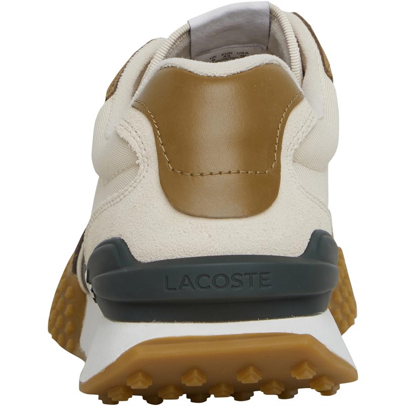 Lacoste Mens L-Spin Deluxe Trainers Tan/Gum
