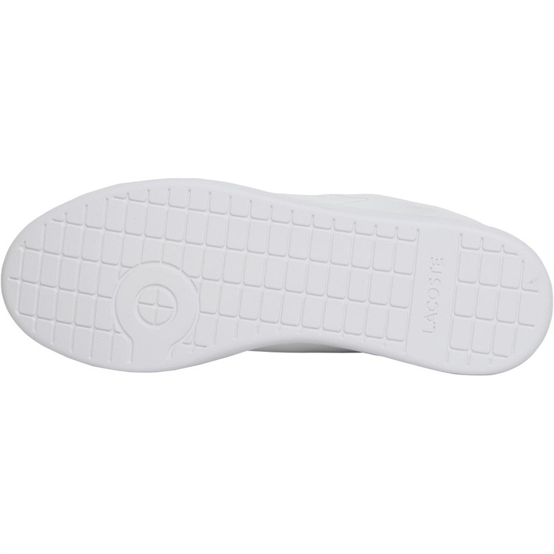 Lacoste Mens Carnaby Trainers White/Navy