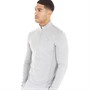 Lacoste Mens Sweatshirt Silver Chine/Elephant Grey