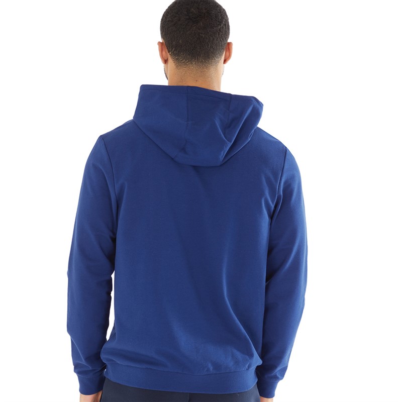 Buy Lacoste Mens Lounge Hoodie Methylene/White