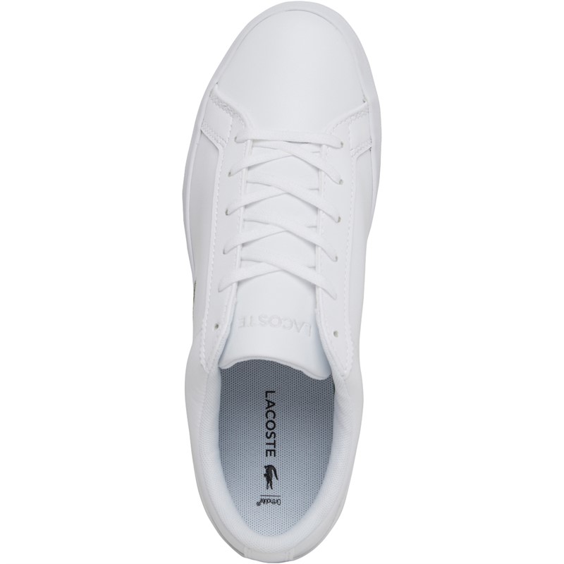 Lacoste Womens Lerond BL Trainers White/White