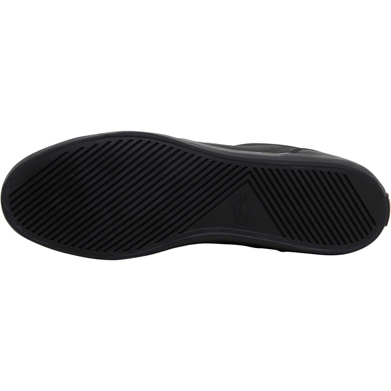 Lacoste Mens Lerond Trainers Black/Black