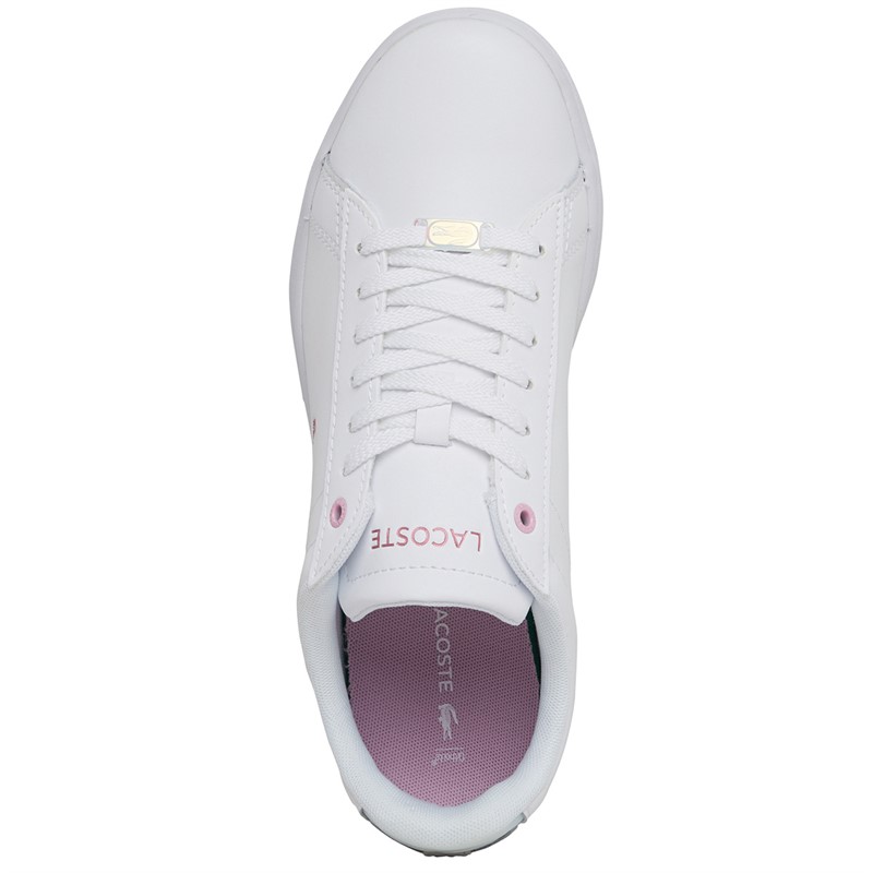 Lacoste Womens Carnaby Trainers White/White