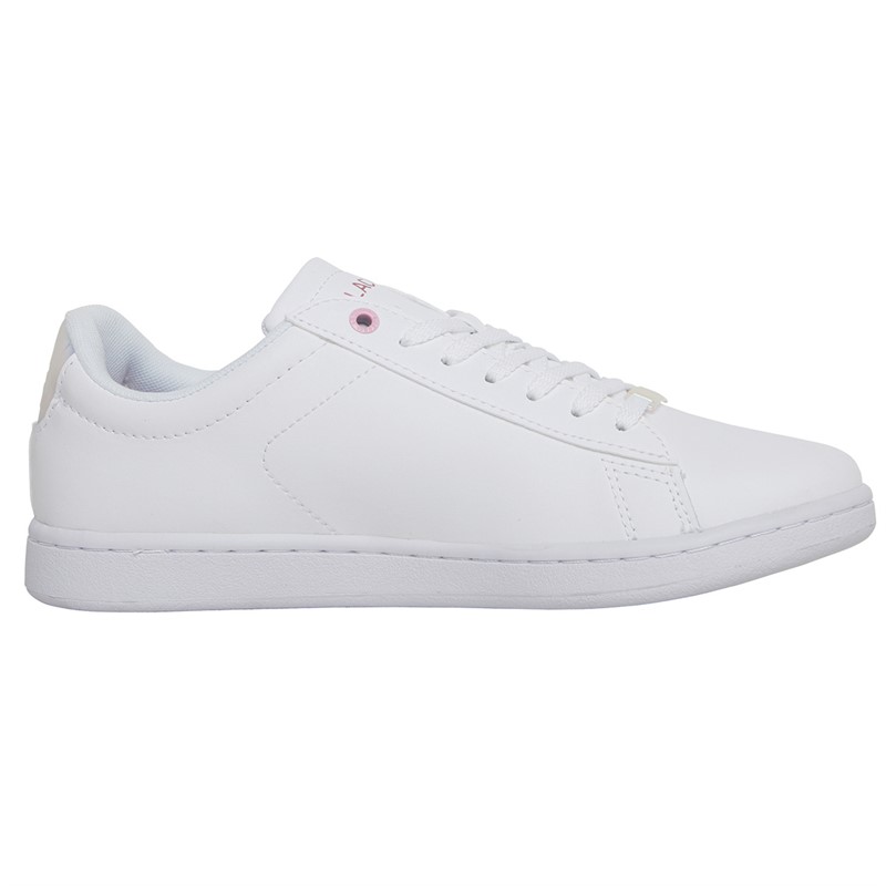 Lacoste Womens Carnaby Trainers White/White