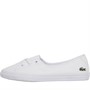 Lacoste Womens Ziane Chunky Bl Canvas Pumps White/White
