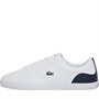 Lacoste Mens Lerond BL Trainers White/Navy
