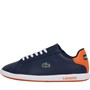 Lacoste Junior Boys Graduate Trainers Navy/White