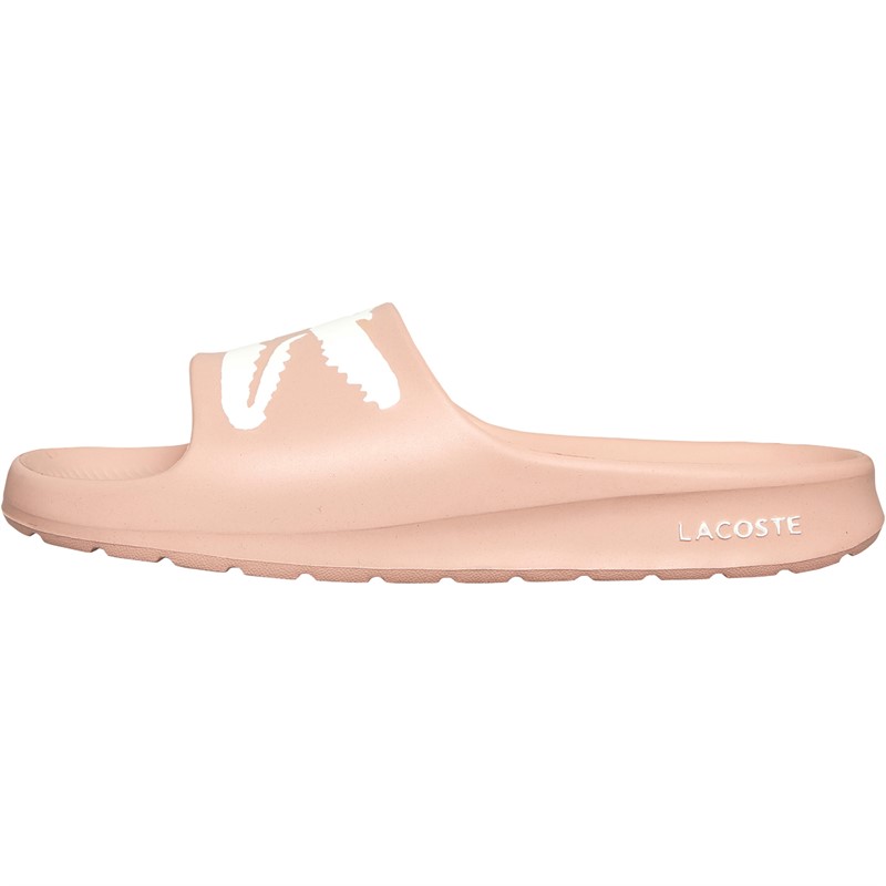 Lacoste sliders cheap womens pink