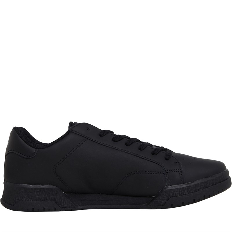 Lacoste Mens Twin Serve Trainers Black/Black