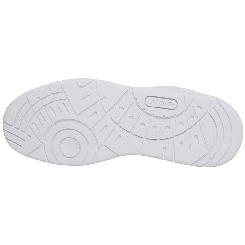 Buy Lacoste Mens T-Clip Trainers White/White