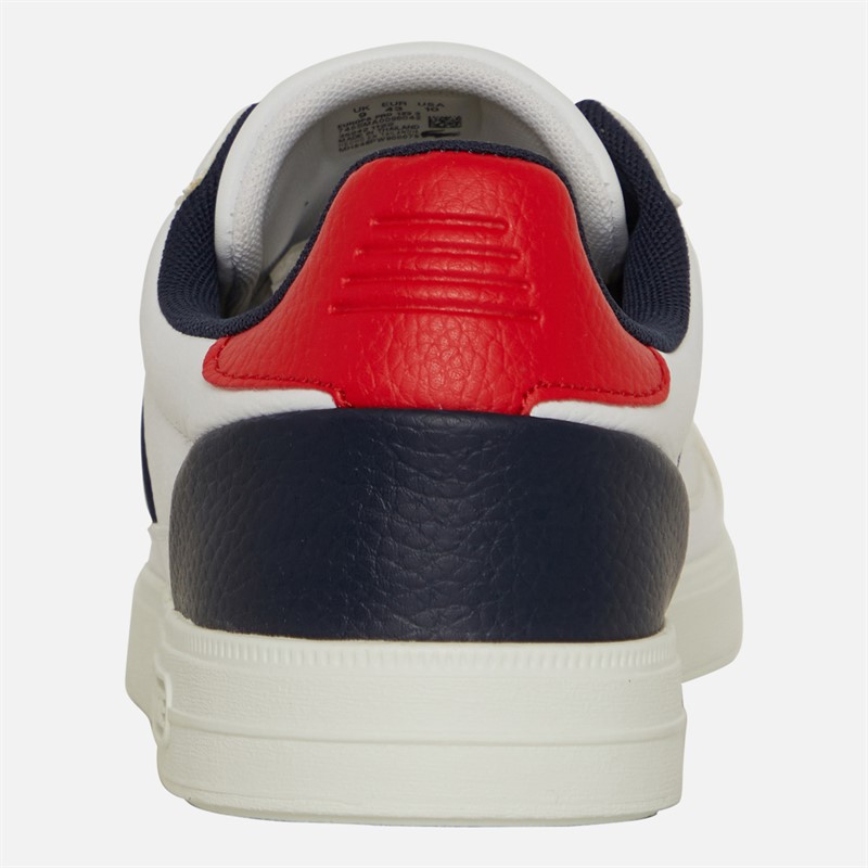 Lacoste Mens Europa Pro Trainers White/Navy