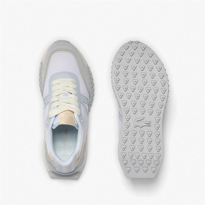 Lacoste Womens L-Spin Deluxe 2 Trainers White/Light Turquoise