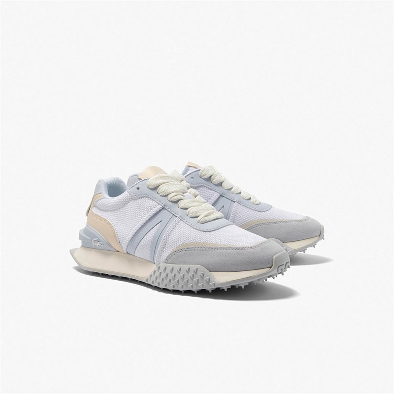 Lacoste Womens L-Spin Deluxe 2 Trainers White/Light Turquoise