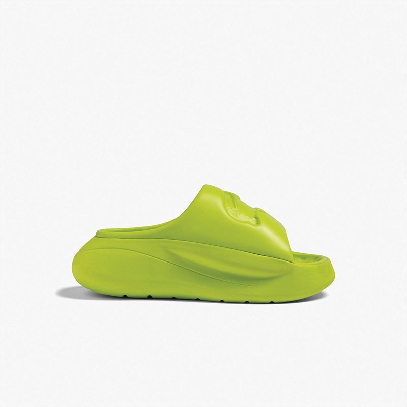 Lacoste Womens Serve 3.0 Sliders Green/Light Green